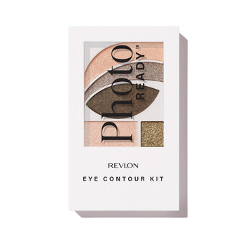 Revlon compact front view showing palette branding and sleek case for travel