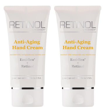 Robanda front packaging showing two 3 oz tubes for easy identification and convenience