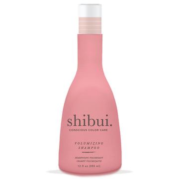 Shibui front bottle showing product branding and volume benefits
