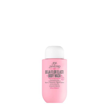 Sol de Janeiro front packaging showing travel-size bottle and benefit hydration