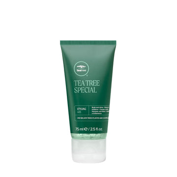 Tea Tree front packaging showing 2.5 fl. oz tube and branding for travel-friendly styling
