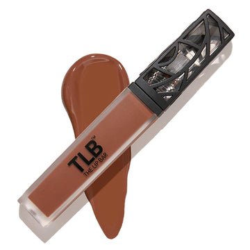 The Lip Bar Naturalista front tube showing product and shade benefits