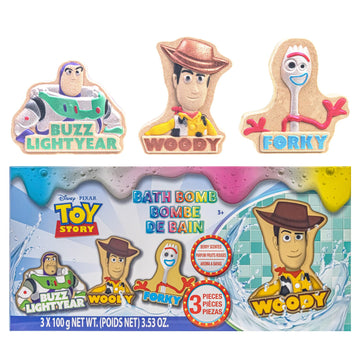 Townley Girl Woody bath bomb front view showing character design and playful appeal