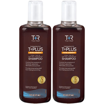 True+Real front packaging showing two 6 fl oz bottles and benefits