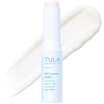 TULA front packaging showing portable 0.23 oz balm and brand logo for quick hydration