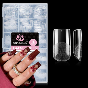 UNA GELLA clear full pack front view showing quantity and organization for convenience