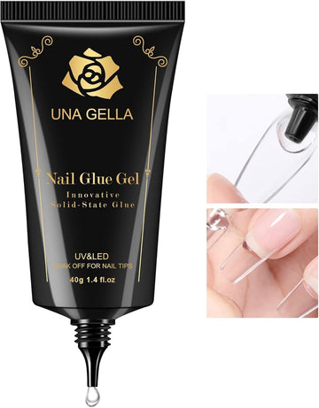 UNA GELLA front packaging showing clear adhesive and brand
