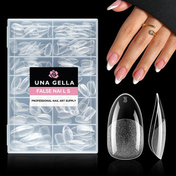 UNA GELLA front packaging showing 216-piece kit and benefits
