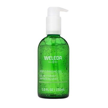 Weleda front bottle showing branding and cleanser clarity benefit