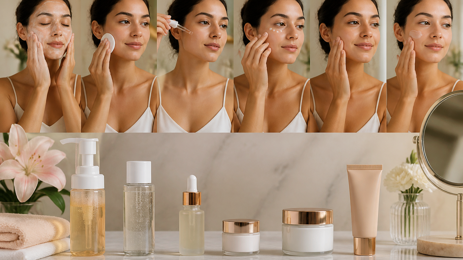 Remedies Beauty How to Layer Skincare Products Effectively: Cleanser to Sunscreen guide image for United Kingdom shoppers