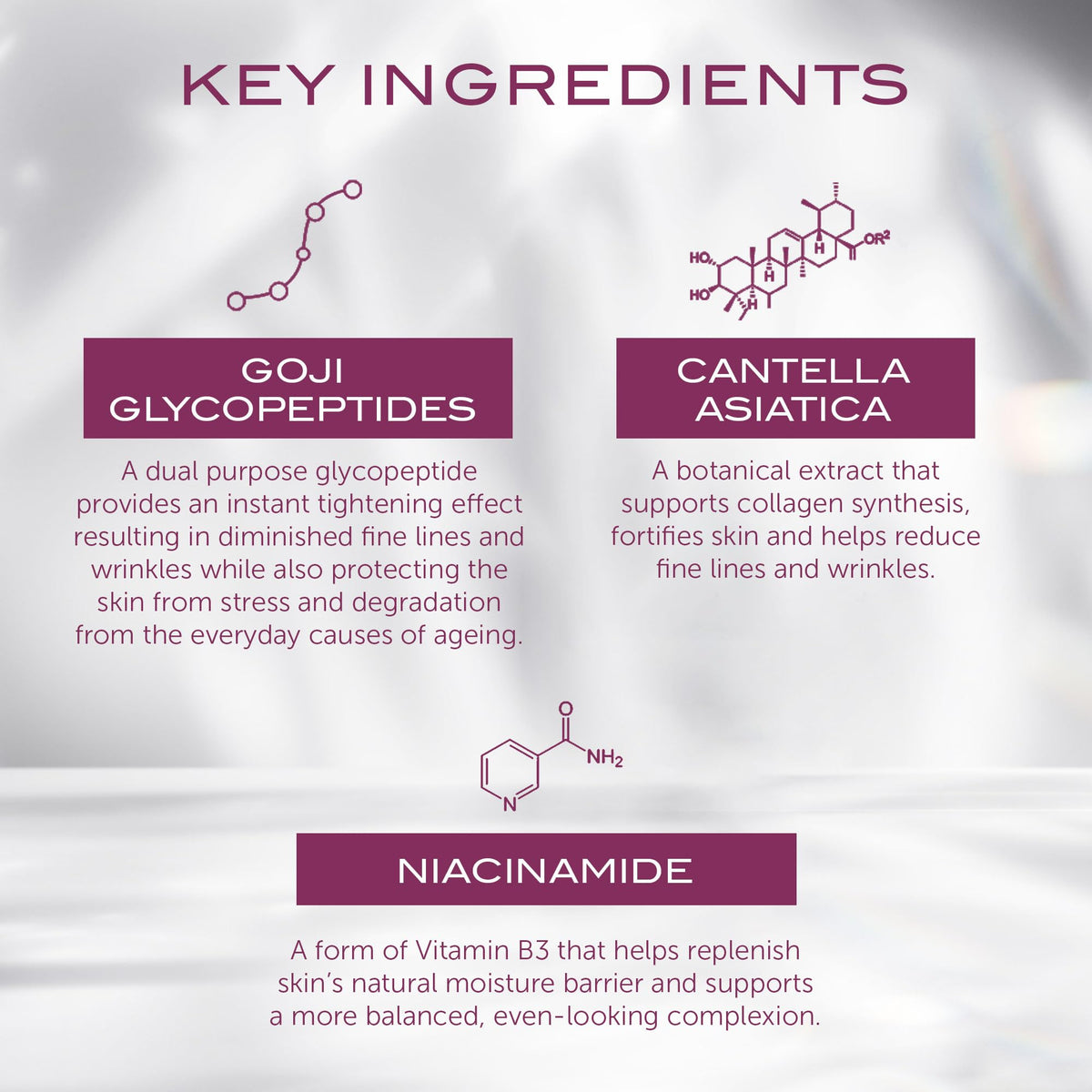 111SKIN upper section close-up on forehead area, emphasizes targeted smoothing benefit