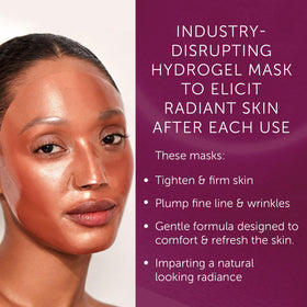 111SKIN mask applied on model demonstrating smooth, even coverage