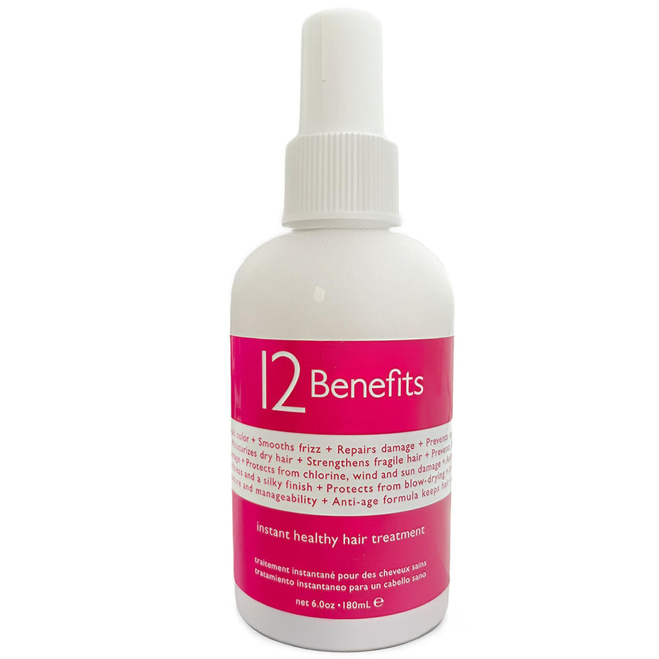 12 Benefits front bottle showing product and professional branding for easy recognition