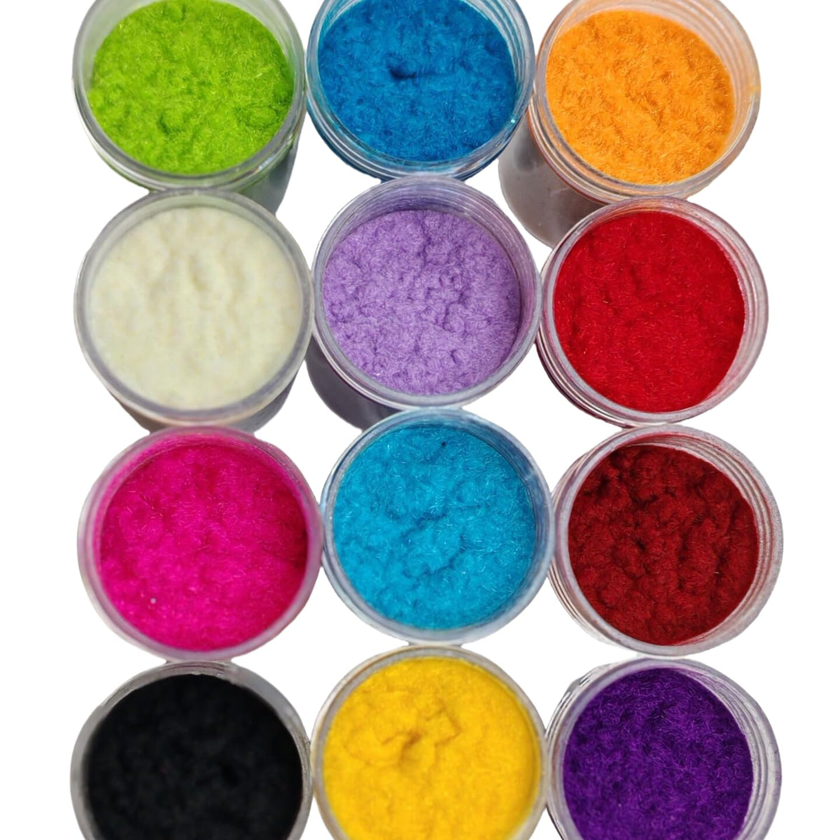 12Colors close-up of nylon fibers showing soft velvet texture benefit