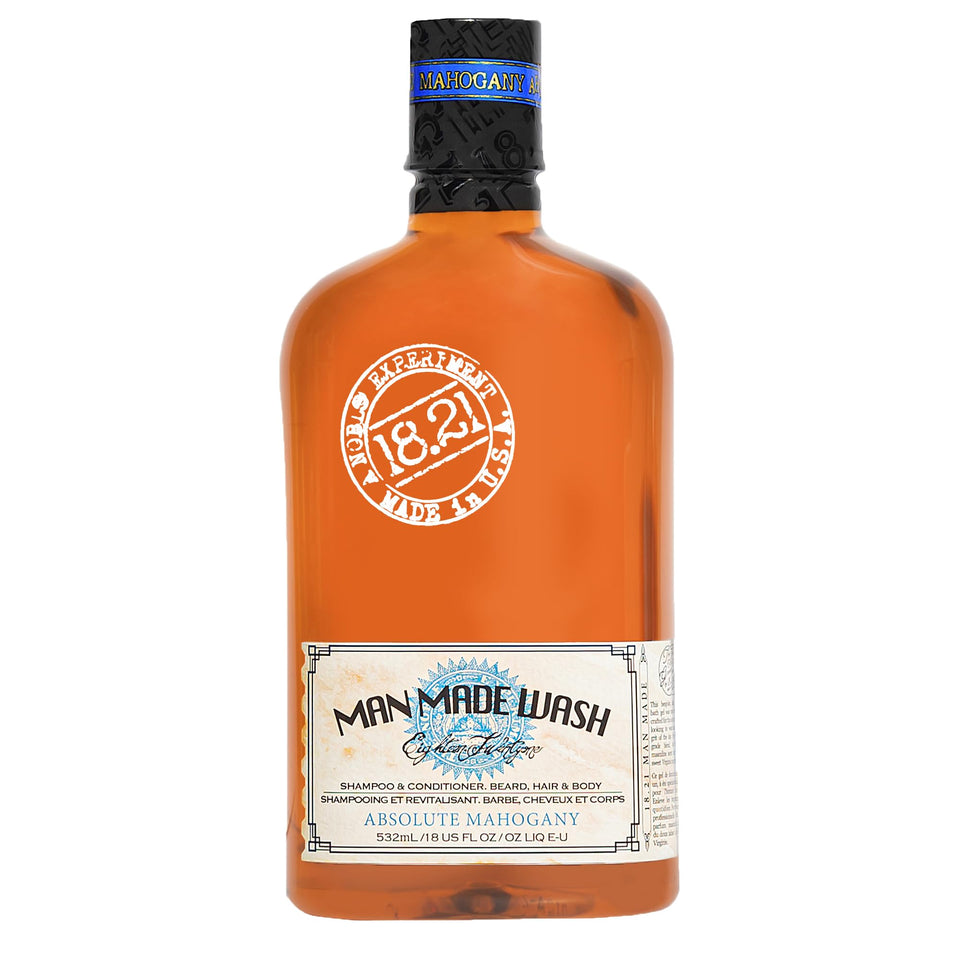 18.21 Man Made front bottle view showing product and packaging benefit