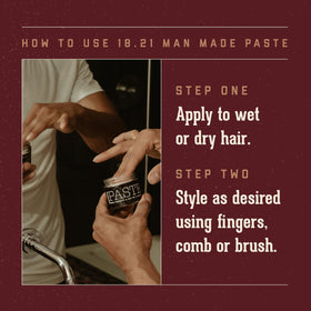 18.21 Man Made paste before and after hair shaping for visible control