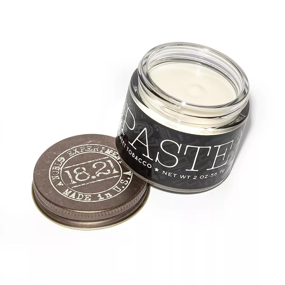 18.21 Man Made paste front jar showing packaging and brand appeal