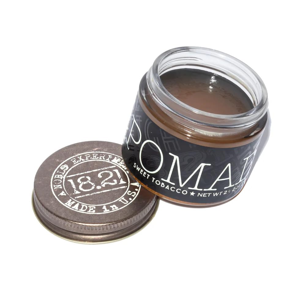 18.21 Man Made front jar showing product branding and compact design benefit