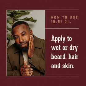 18.21 Man Made beard before and after showing softer, tamed beard benefit