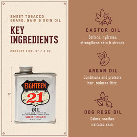 18.21 Man Made close-up oil texture highlighting lightweight absorption benefit