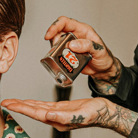 18.21 Man Made on tattooed skin showing enhanced vibrancy and moisturized benefit