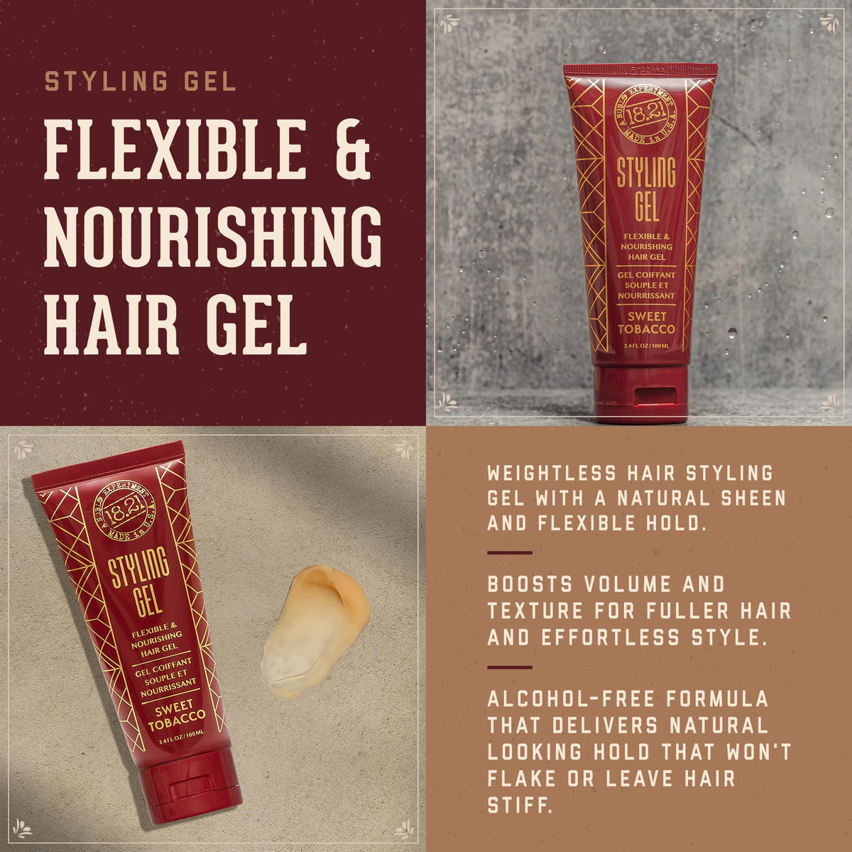 18.21 Man Made tube top close-up focusing on cap and product branding for convenience