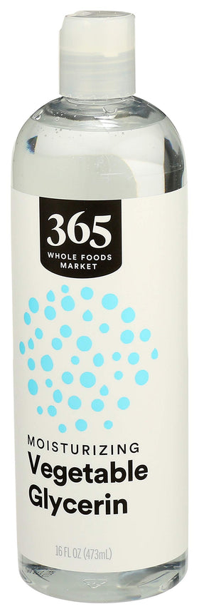 365 by Whole Foods Market glycerin pouring from vial showing clear consistency benefit