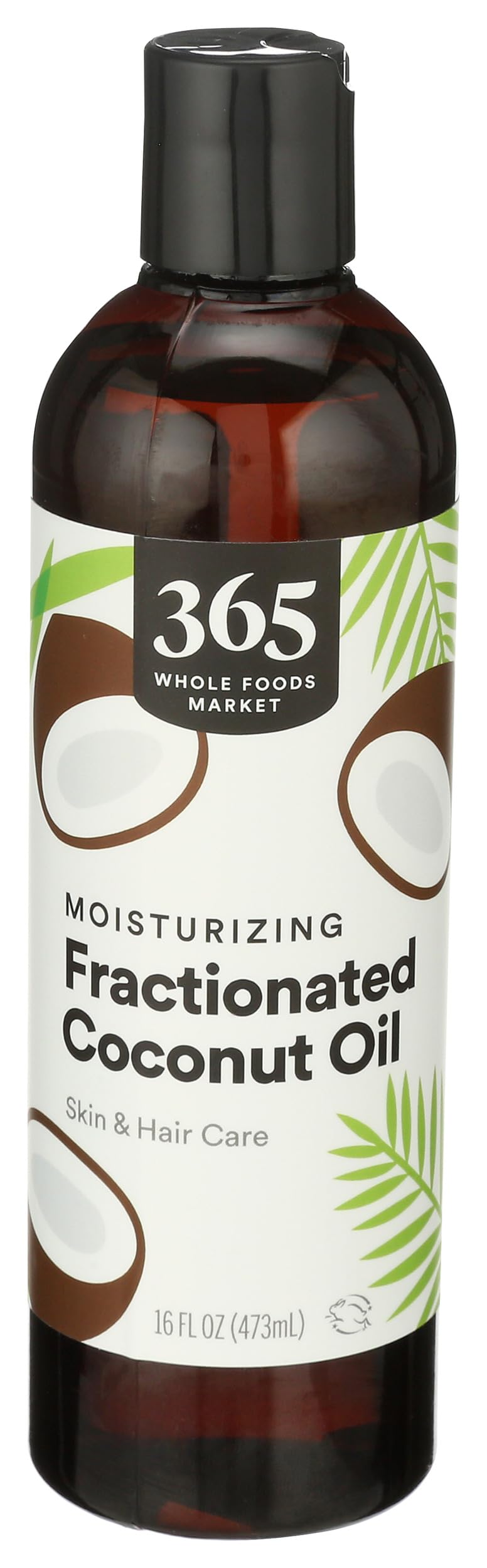 365 by Whole Foods Market front bottle showing clear label and 16 fl oz size benefit