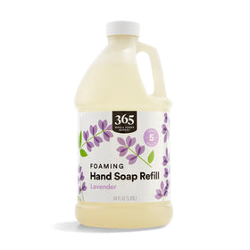 365 by Whole Foods Market refill front packaging showing 64 fl oz label and lavender scent benefit