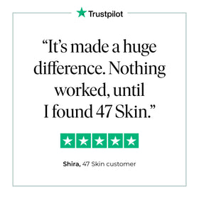 47 Skin bottle on bathroom counter in routine setting promoting daily use benefit