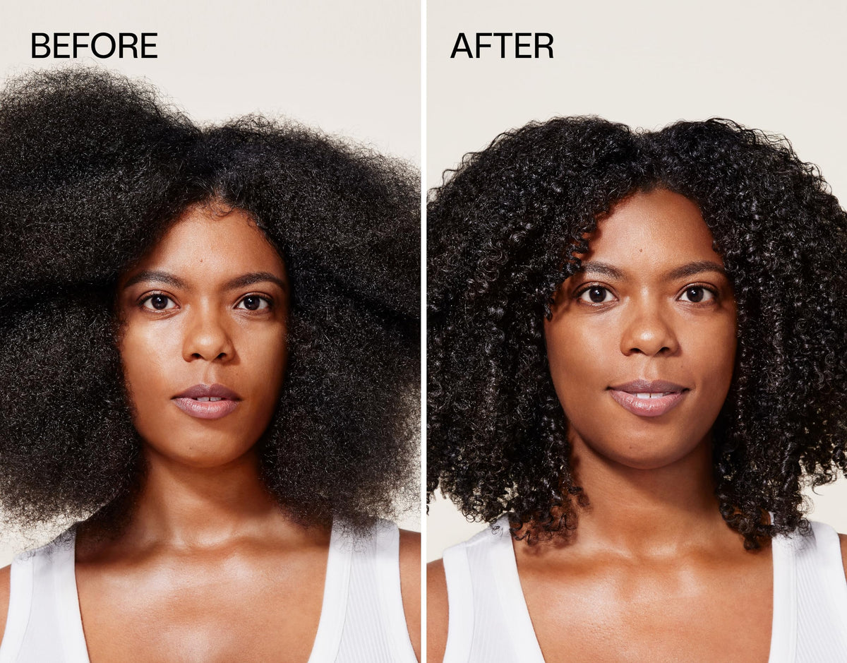 4U by Tia scalp lather on curly hair illustrating deep cleansing without stripping moisture