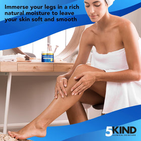 5kind clinical lifestyle shot of legs outdoors, confidence and improved leg appearance