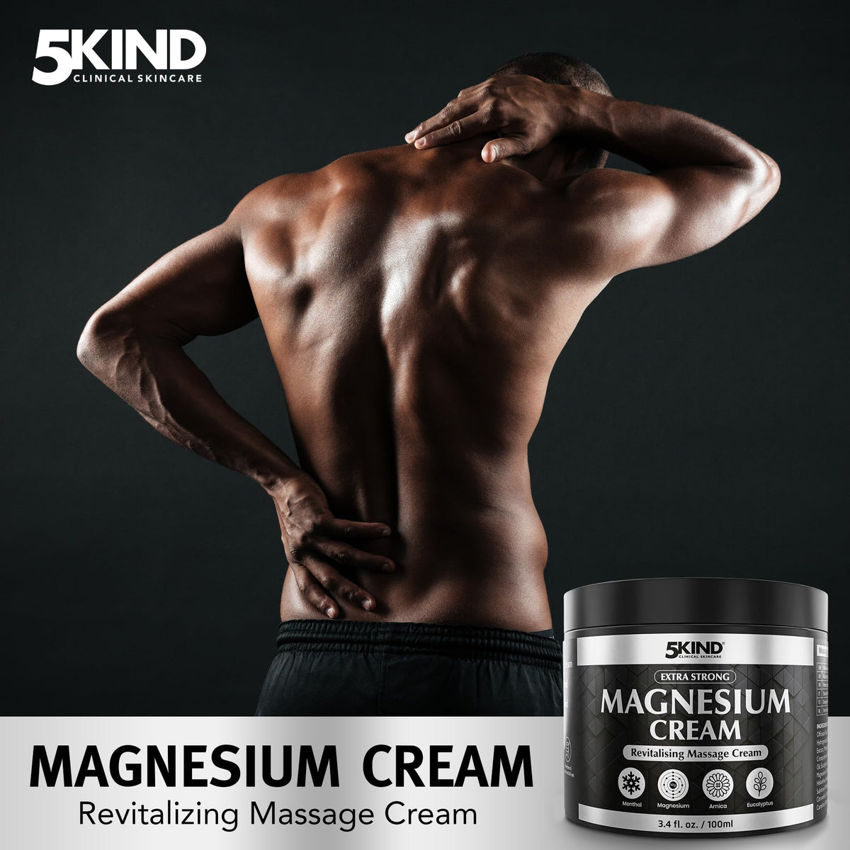 5Kind open jar texture showing creamy consistency and fast absorption benefit smooth application