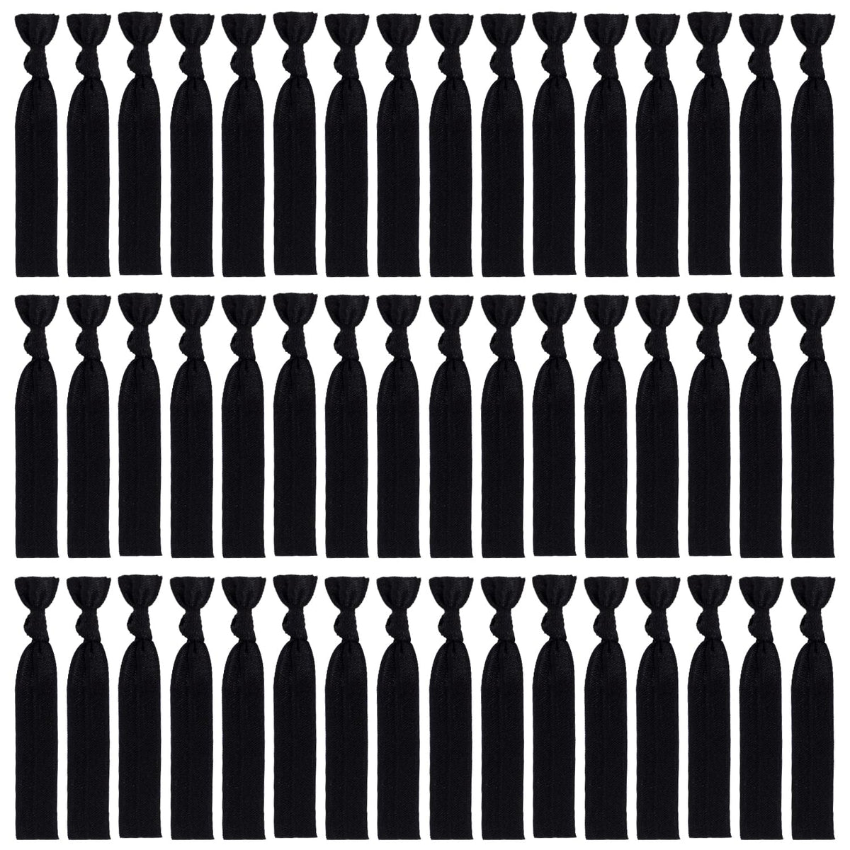 79STYLE front packaging showing 120 black ribbon hair ties and value