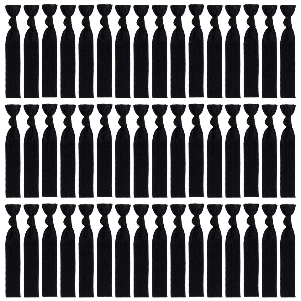 79STYLE front packaging showing 120 black ribbon hair ties and value