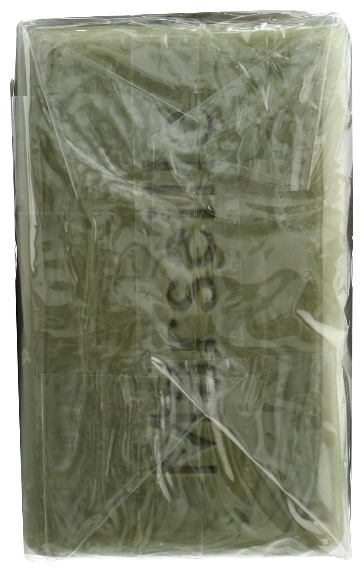 A LA MAISON soap surface texture close-up indicating smooth creamy feel