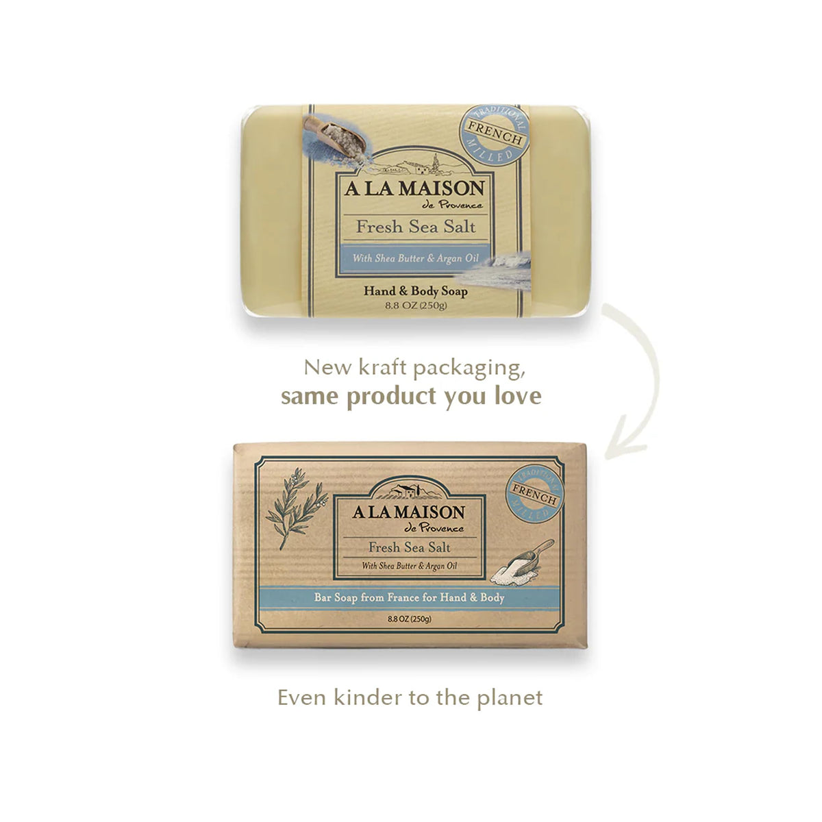 Rich lather from A LA MAISON soap in hand, demonstrating creamy cleansing