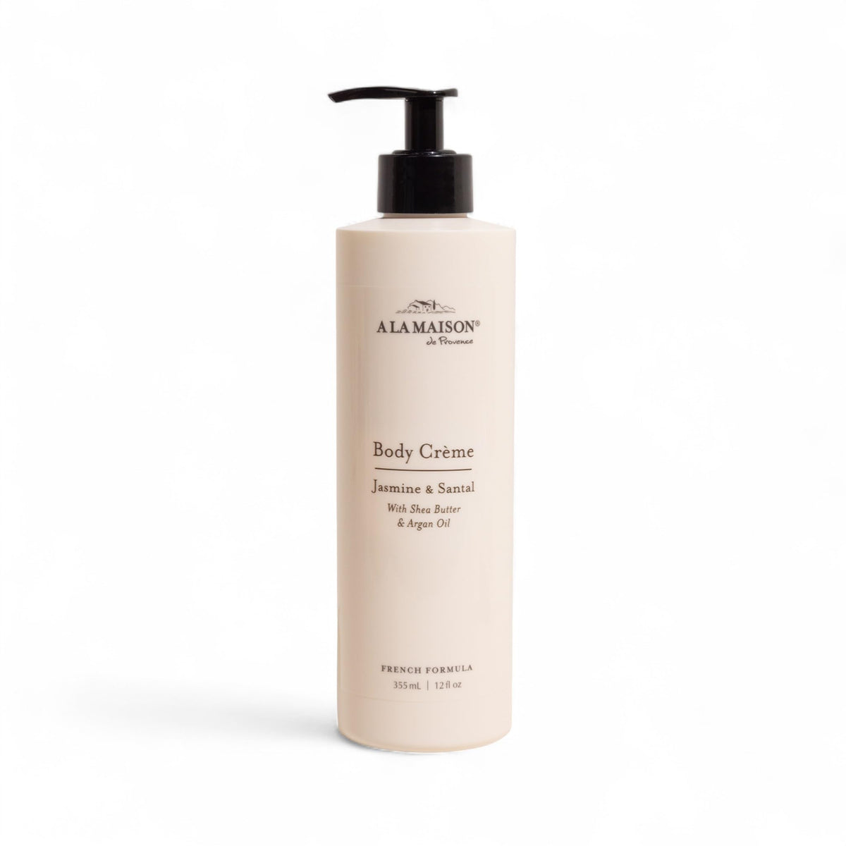 A LA MAISON front packaging showing amber bottle and product name benefit hydration