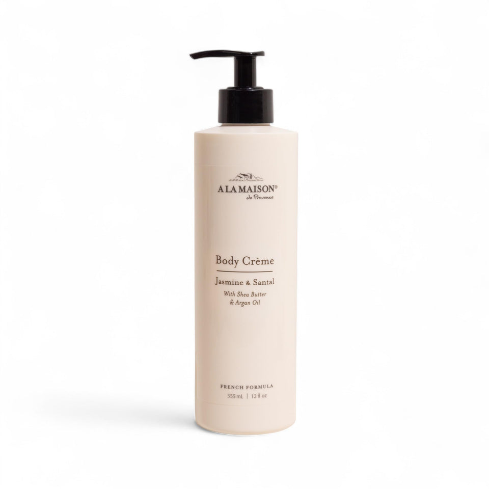 A LA MAISON front packaging showing amber bottle and product name benefit hydration