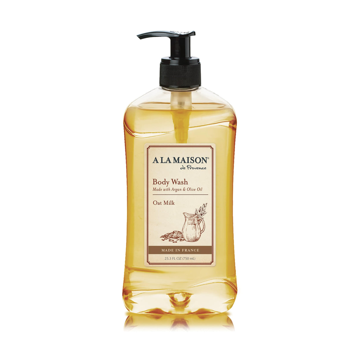 A LA MAISON front packaging showing bottle and brand, highlights gentle formula
