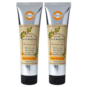 A LA MAISON honeysuckle front packaging showing label and 8 oz size for clear identification and benefit