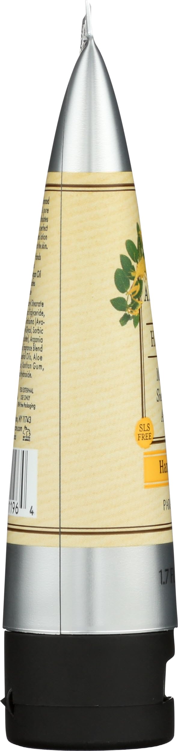 A LA MAISON honeysuckle beside everyday items showing 1.7 oz portable size convenience