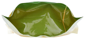 Label detail on A LA MAISON lemon refill pouch highlighting fragrance and size