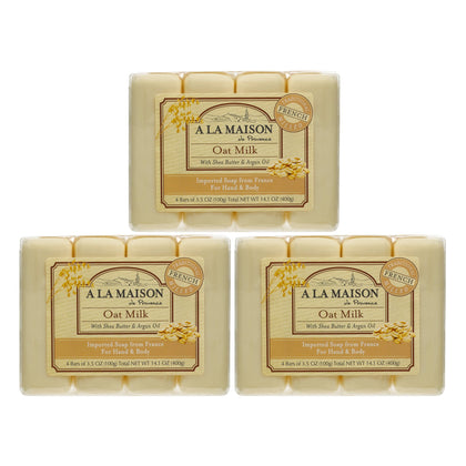A LA MAISON front packaging showing 12 bars and clear product benefit