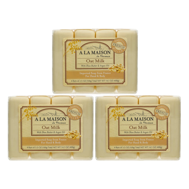A LA MAISON front packaging showing 12 bars and clear product benefit