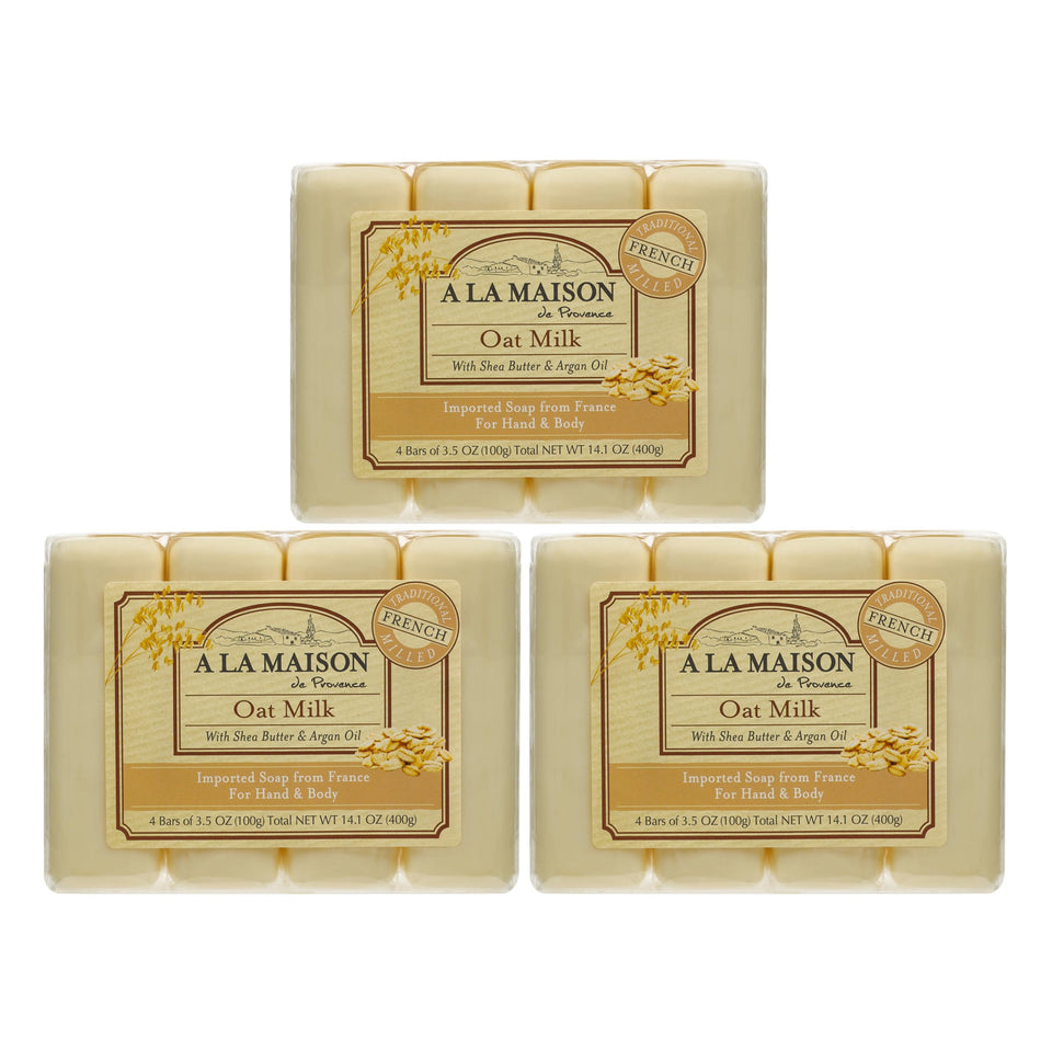 A LA MAISON front packaging showing 12 bars and clear product benefit
