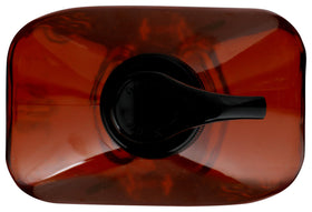 A LA MAISON recycled plastic badge on bottle showing eco-friendly packaging benefit