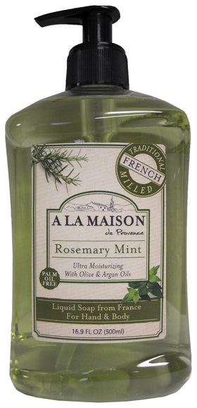 A LA MAISON close-up of creamy foam texture demonstrating gentle cleansing