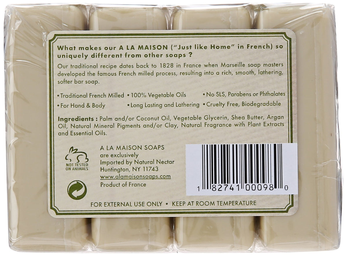 A LA MAISON creamy lather close-up highlighting moisturizing shea butter benefits
