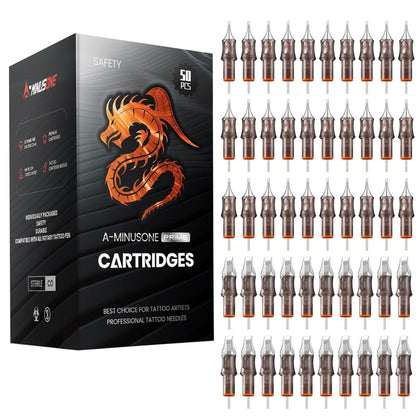 A-minusone front packaging showing mixed 50-piece cartridge pack and contents benefit